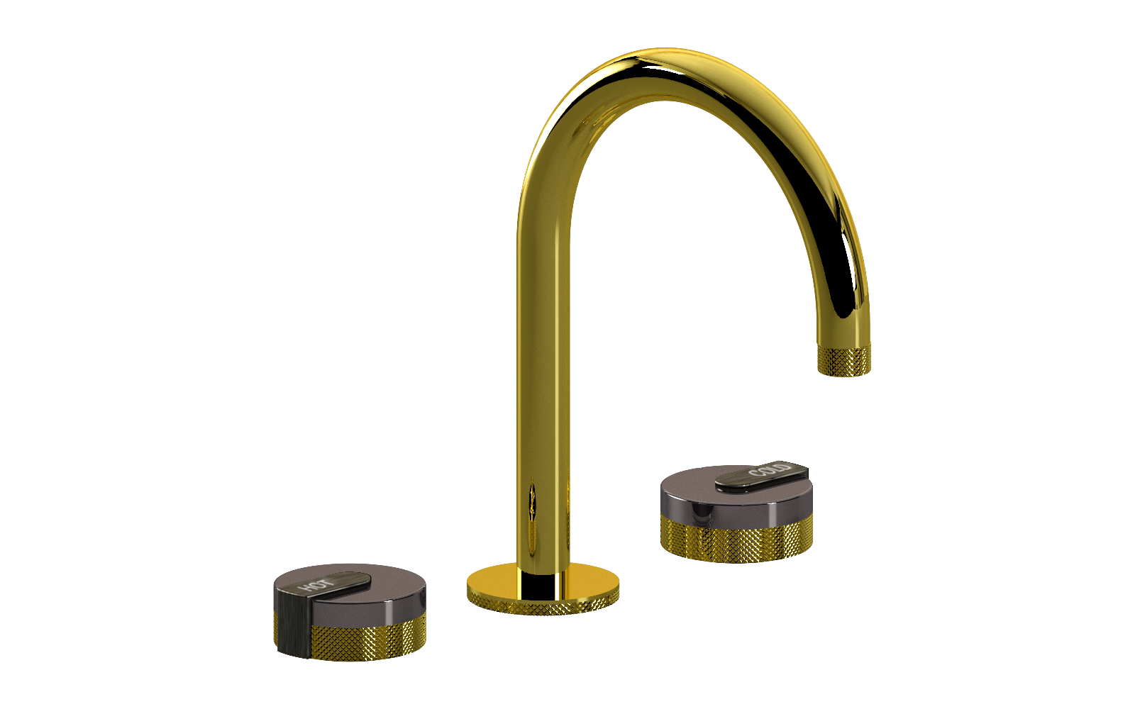 E-11512-R1OX-L1BOX-PB Смеситель для умывальника на 3 отвертия GRAFF MOD+