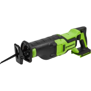 Пила сабельная аккумуляторная бесщеточная Greenworks GD24RS, 24 В Li-Ion, без АКБ и ЗУ