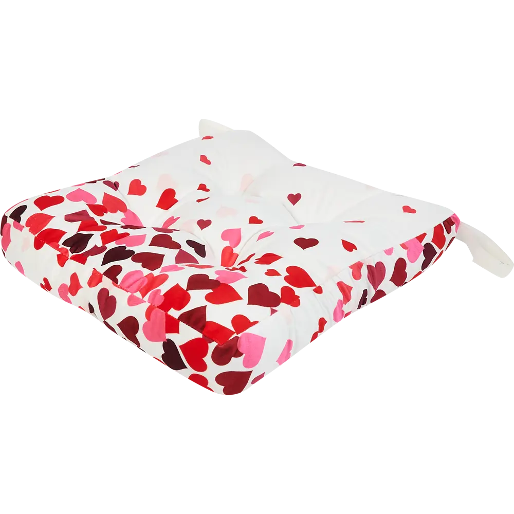 Подушка на стул Lovely 40х40 см цвет белый SEASONS STLM-2068882 - Вид №1