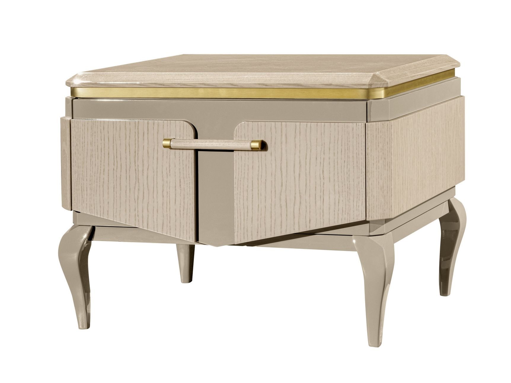 Деревянная прямоугольная тумбочка с ящиками A.R. Arredamenti Виктор ARCH-00073986