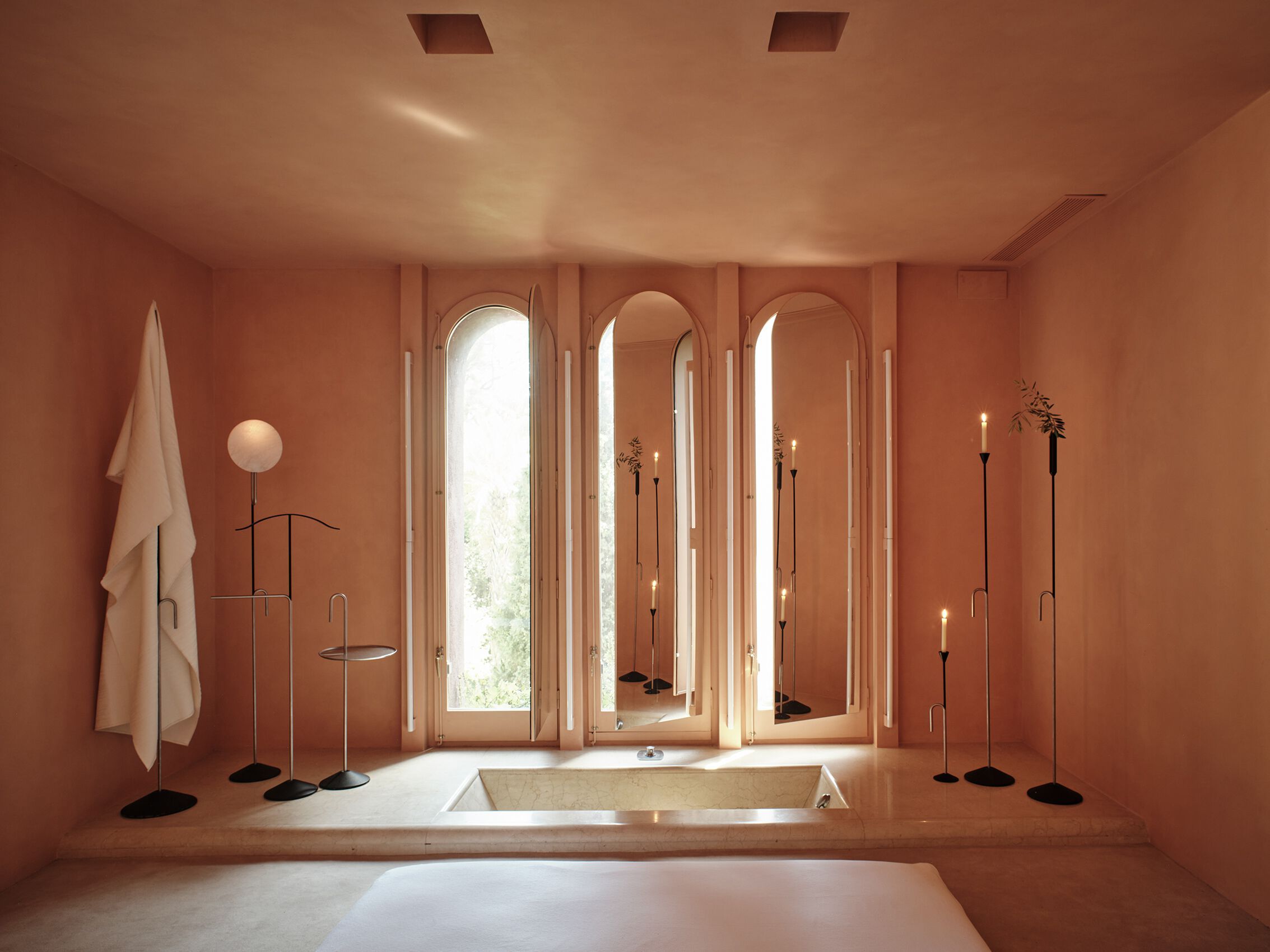 Низкий стальной журнальный столик с порошковым покрытием BD Barcelona батон ARCH-00150414 - Вид №7