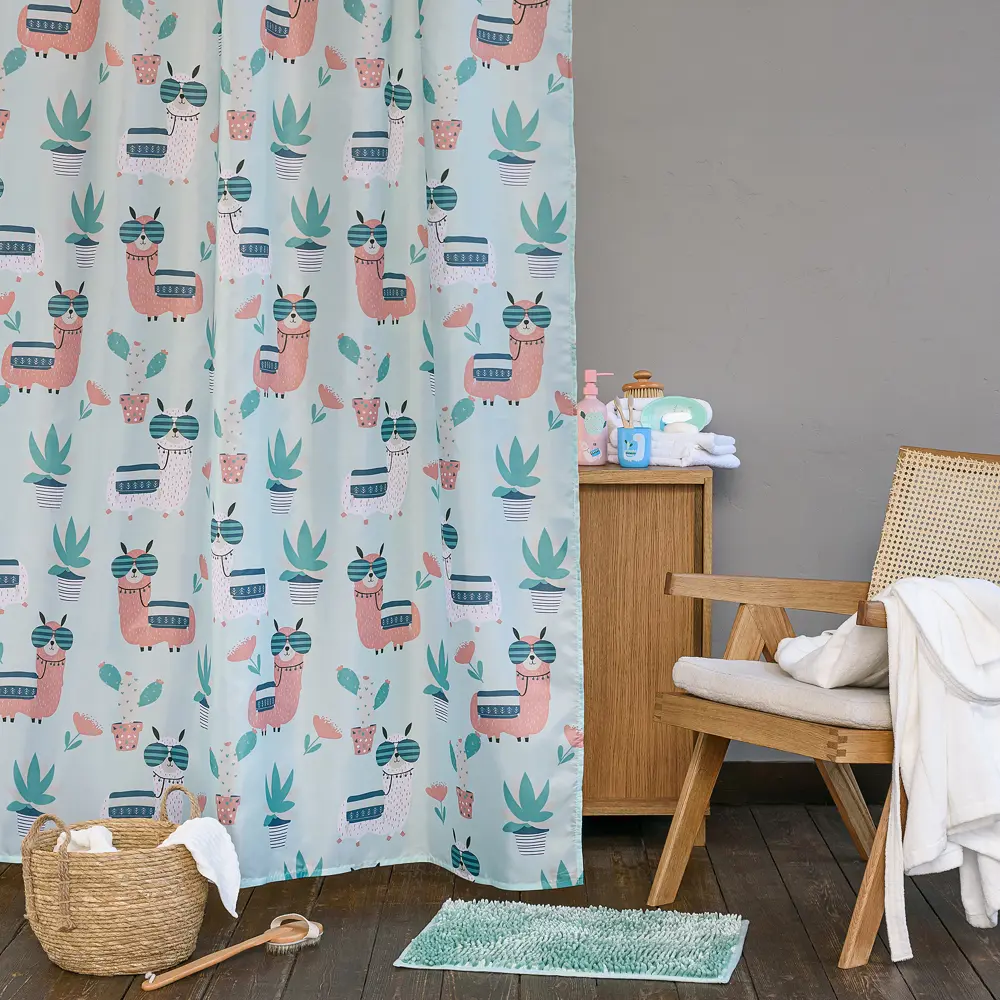 Мыльница Lama с цветком стекло цвет зеленый Santreyd STLM-2180679 - Вид №7