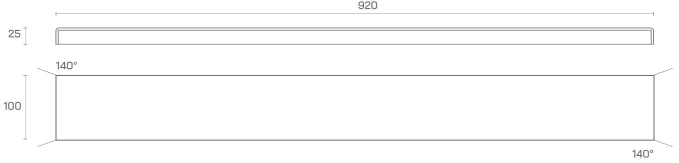 Алюминиевый светодиодный наружный настенный светильник Amarcords Slim ARCH-00072336 - Вид №12