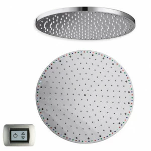 CRIPD020 ø 40 см Душевая лейка SANDWICH COLORS с защитой от известкового налета с выбором 16 световых программ (включая потолочный душевой кронштейн и телескопическую трубку) Cristina Rubinetterie