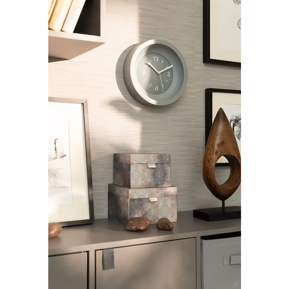 Часы настенные Troykatime «Орбита» ø25.5 см цвет серый NEO-CLASSIC STLM-2024178 - Вид №4