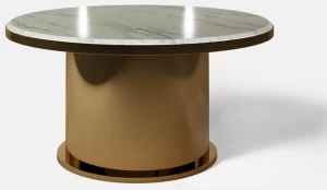 MORADA Круглый обеденный стол из каррарского мрамора Caliz Caliz royal dt