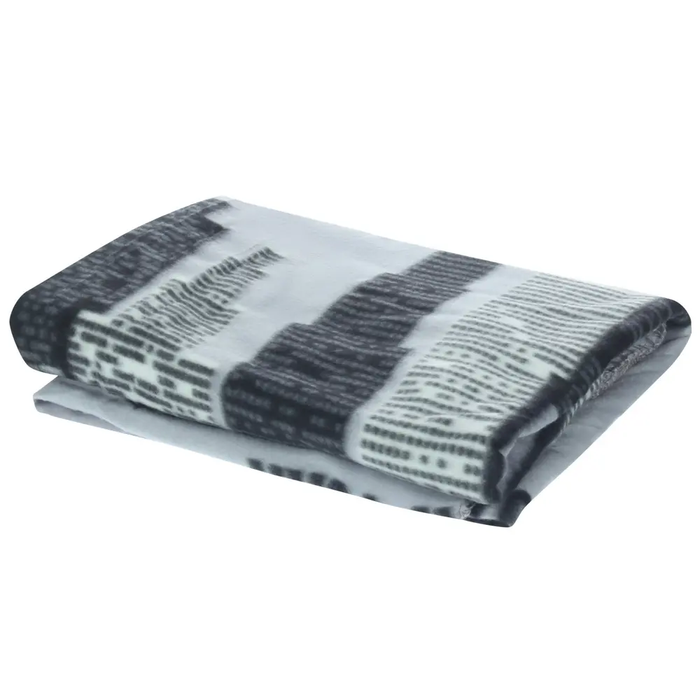 Плед Нью-Йорк 130х170 см флис цвет серый BELEZZA STLM-2017146