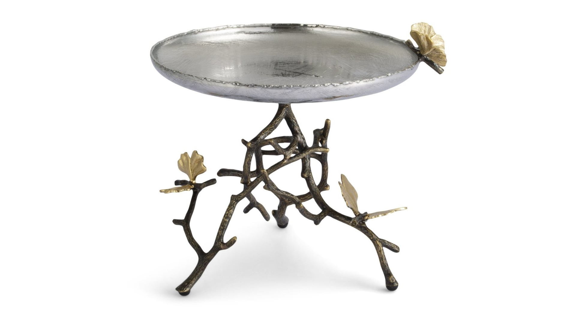 10650224 Michael Aram Конфетница Michael Aram Бабочки гинкго 21см, сталь нержавеющая Сталь нержавеющая  - Вид №2