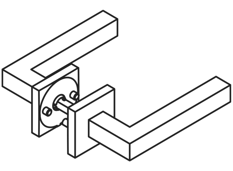 100XPG01.1A0 Дверная ручка для замков стеклянных дверей HEWI Neuheiten BB  - Вид №2