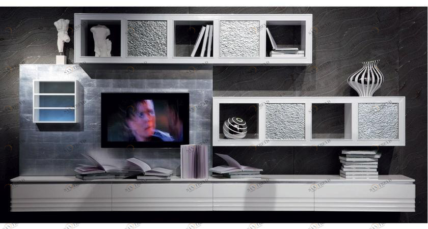 Cantiero Модульная стенка для хранения из массива дерева Elettra day El1010