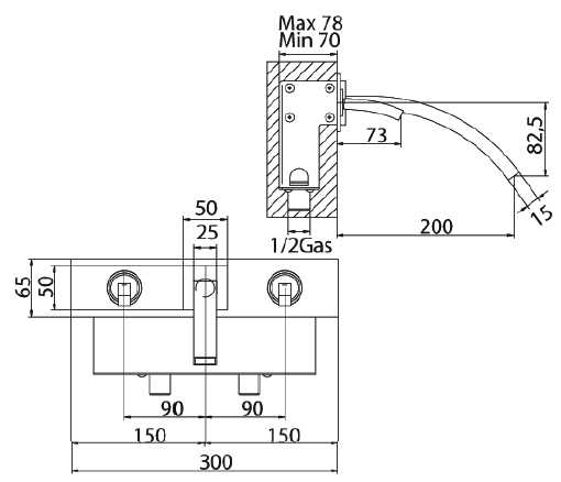 770120SN00 Смеситель Bandini Seta Santreyd - Вид №2