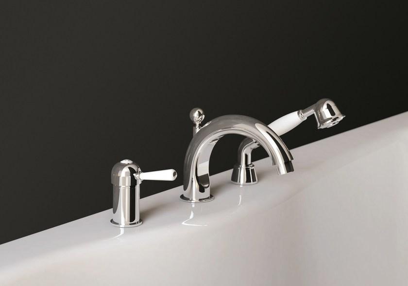 Fir Italia Комплект для ванны на 3 отверстия с ручным душем Melrose 71 sun-id-1417776 - Вид №2