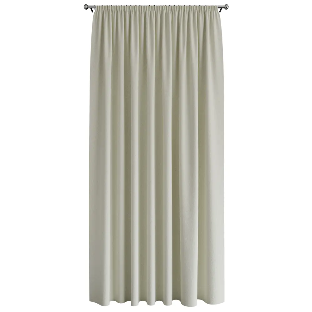 Штора MIAMOZA Букле молочная 200x280 см с ленточным креплением 89427073 STLM-1583649 - Вид №4