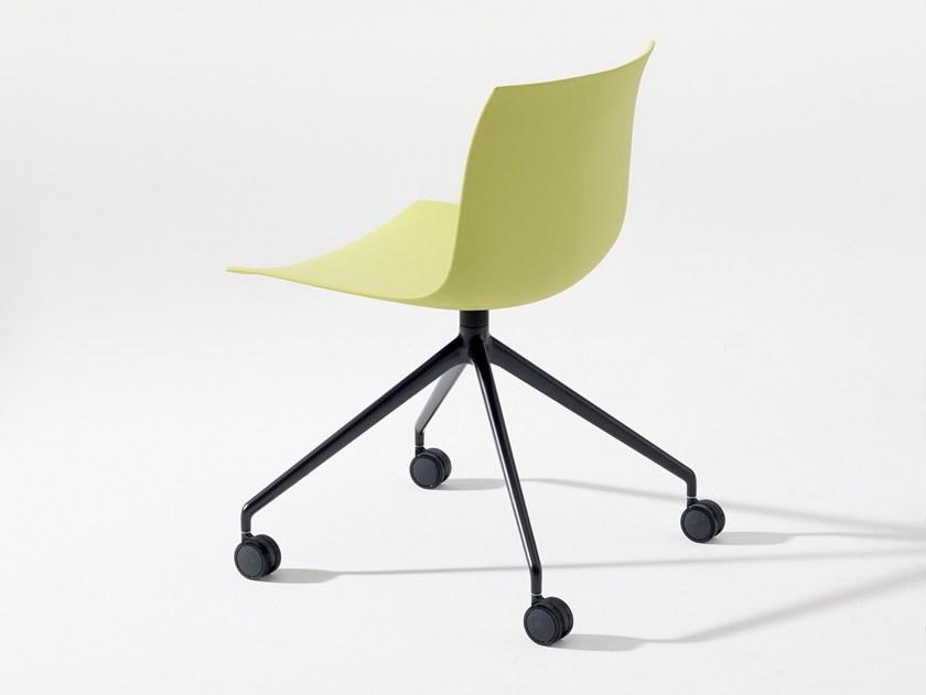 arper Стул полипропиленовый на колесиках Catifa 53 sun-id-1469660 - Вид №2