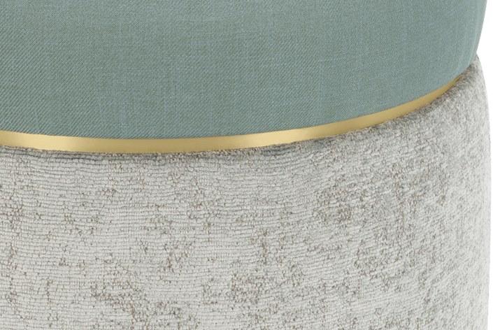 FRATO Круглый пуф с обивкой из ткани Agra Fup240011abn - Вид №1