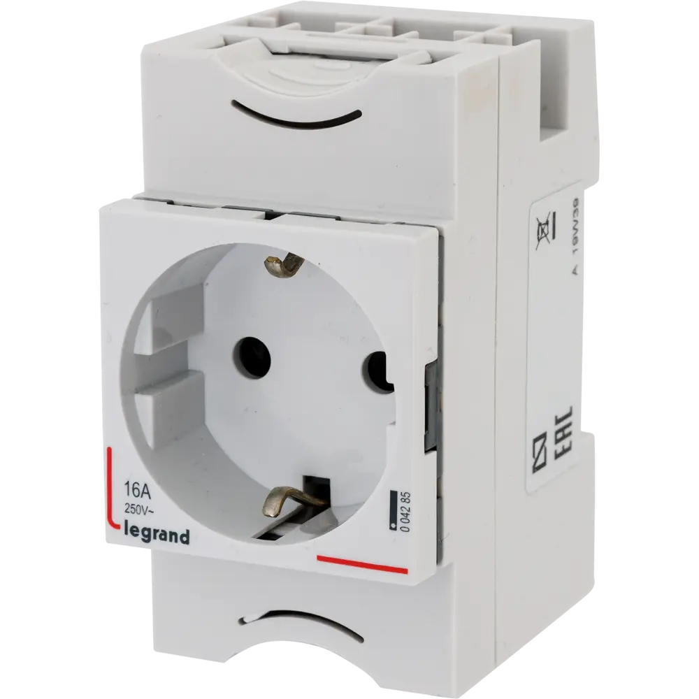 Розетка на Din-рейку, с заземляющим контактом legrand STLM-2009421