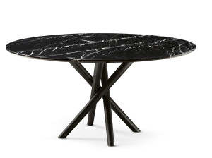 Круглый мраморный стол
