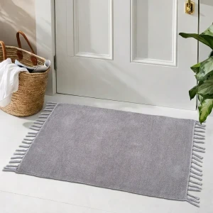 Коврик декоративный KREAFORTA Bareilly 50x80 см хлопок цвет серый