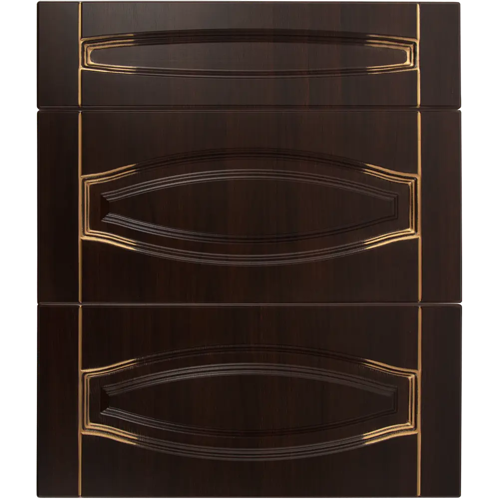 Дверь для кухонного шкафа «Византия», 80х70 см, цвет тёмно-коричневый DELINIA STLM-2124833