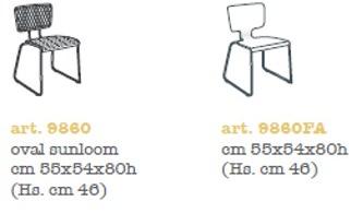 Roberti Садовый стул со стальными салазками Coral reef sun-id-1395099 - Вид №6