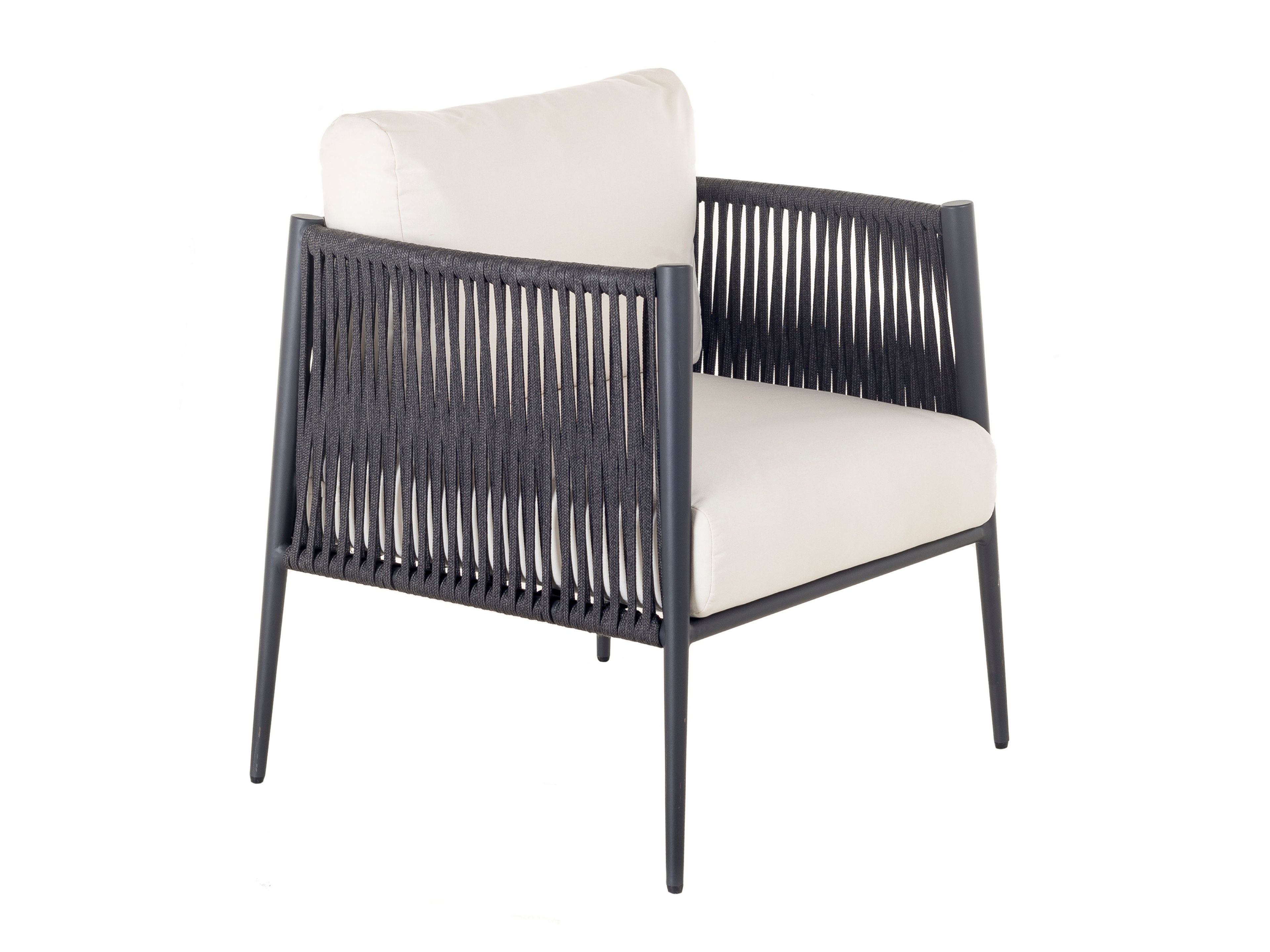 Алюминиевый садовый стул и полиолефиновая веревка Unopiù свет ARCH-00077755 - Вид №2