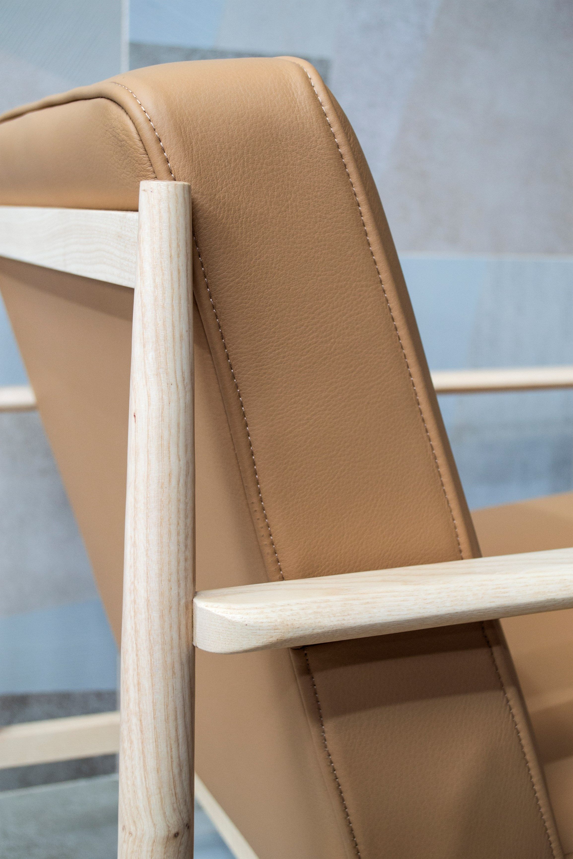 Кожаное кресло с подлокотниками mg12 ARCH-00032582 - Вид №8