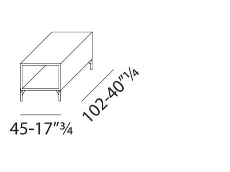 Низкий деревянный журнальный столик Vibieffe 525 Nordic ARCH-00089157 - Вид №2