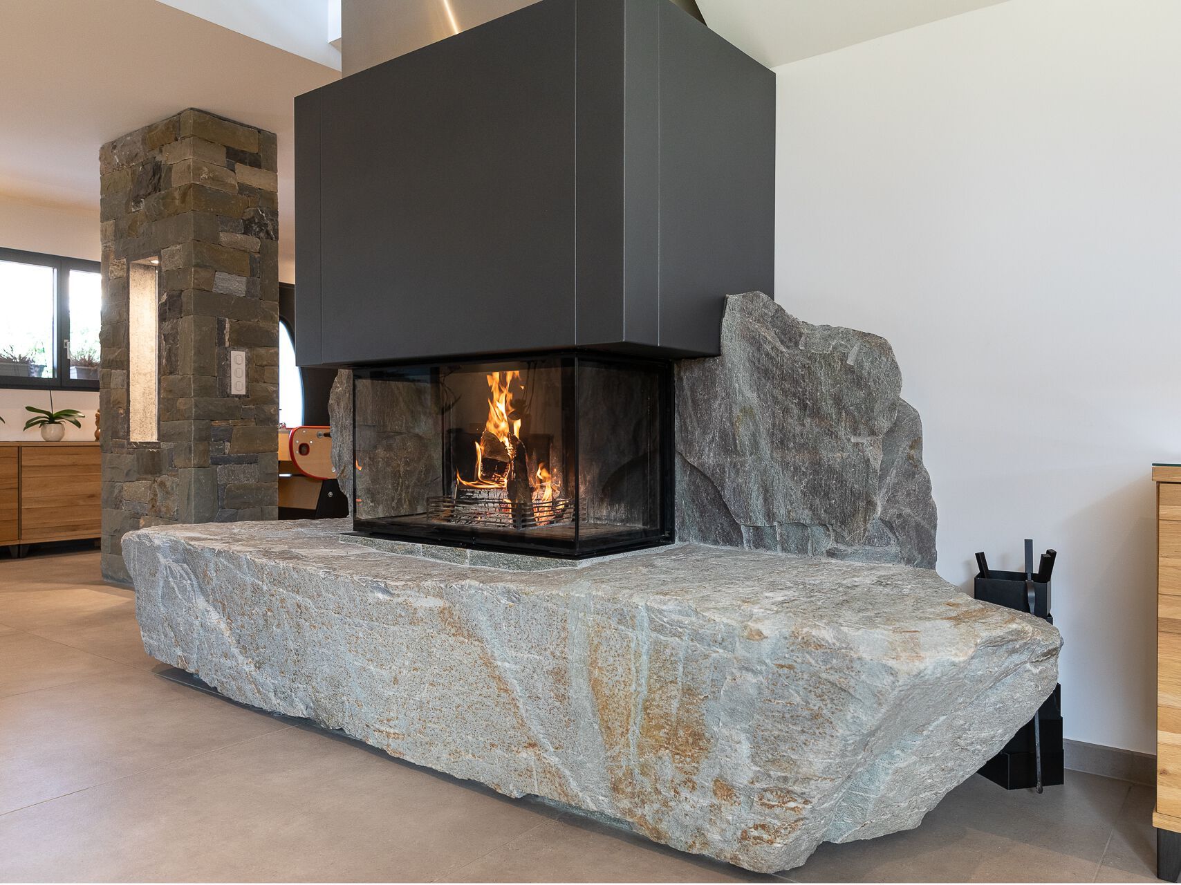 Стальной тройной фасад дровяной камин RÜEGG RIII ARCH-00096769