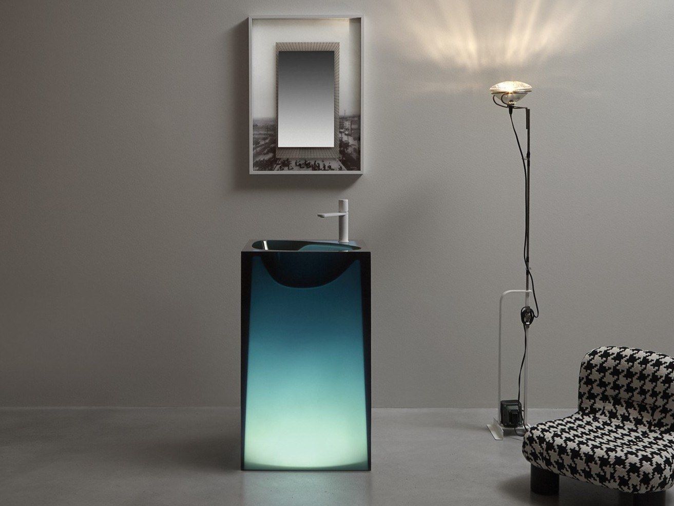 Отдельно стоящая раковина из Cristalmood® Antoniolupi ASTRO ARCH-00068302 - Вид №1