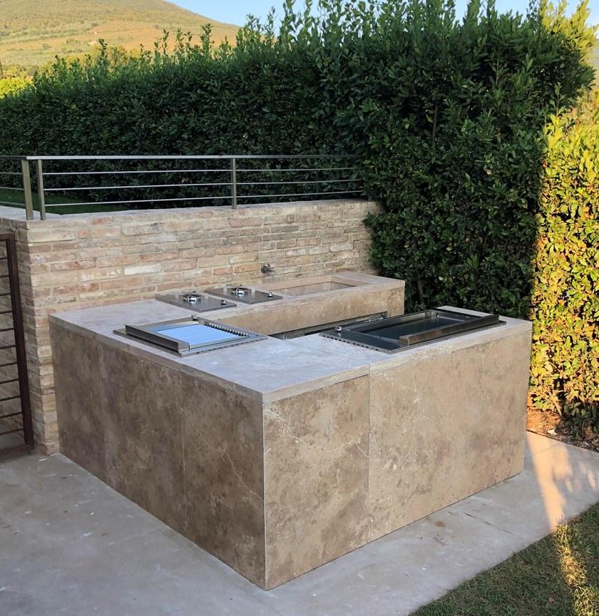 PLA.NET Outdoor Cooking Встроенный газовый мангал Oasi sun-id-1444907 - Вид №5