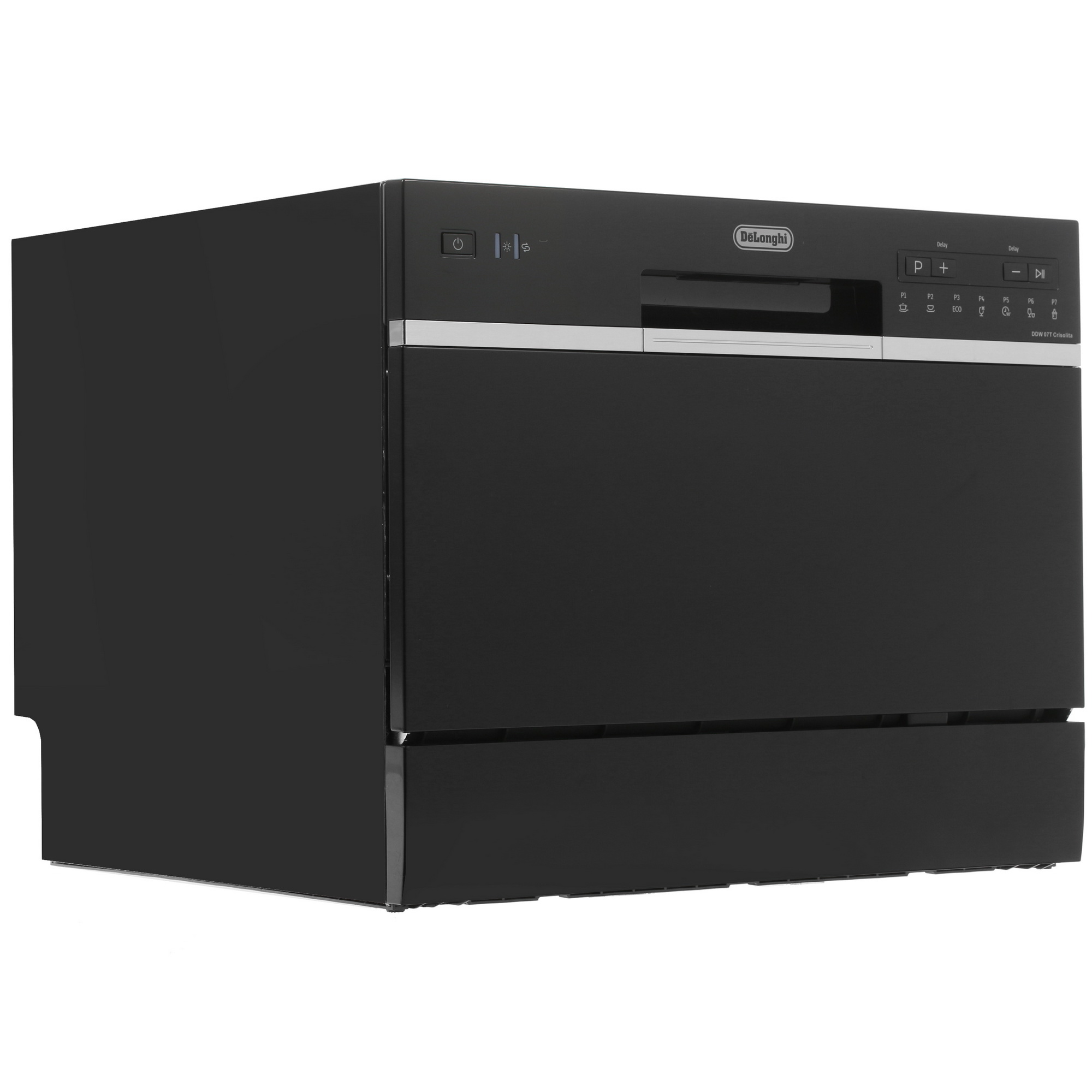 8145557 Посудомоечная машина DeLonghi DDW07T Crisolita черный STDN-0110361 - Вид №2