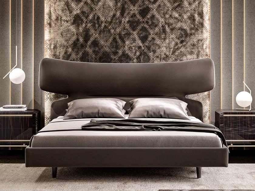 Barnini Oseo Кровать двуспальная с обивкой кожей Richmond upon thames Rc200 - rc201 - Вид №1