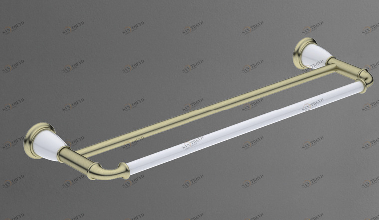 Двойной полотенцедержатель настенный ART&MAX BIANCHI AM-E-2609-D-Br