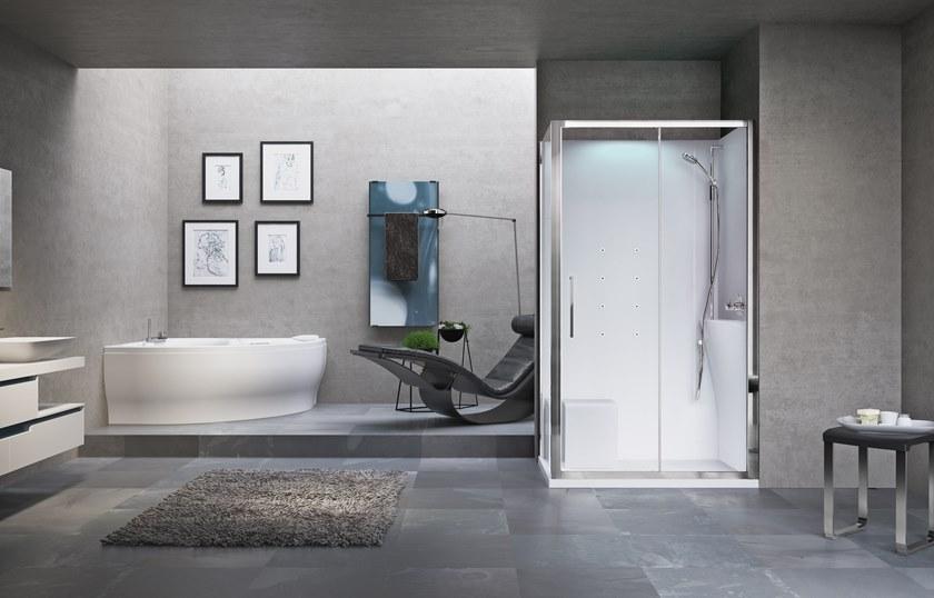 NOVELLINI Многофункциональная угловая душевая кабина Eon sun-id-1377896 - Вид №3