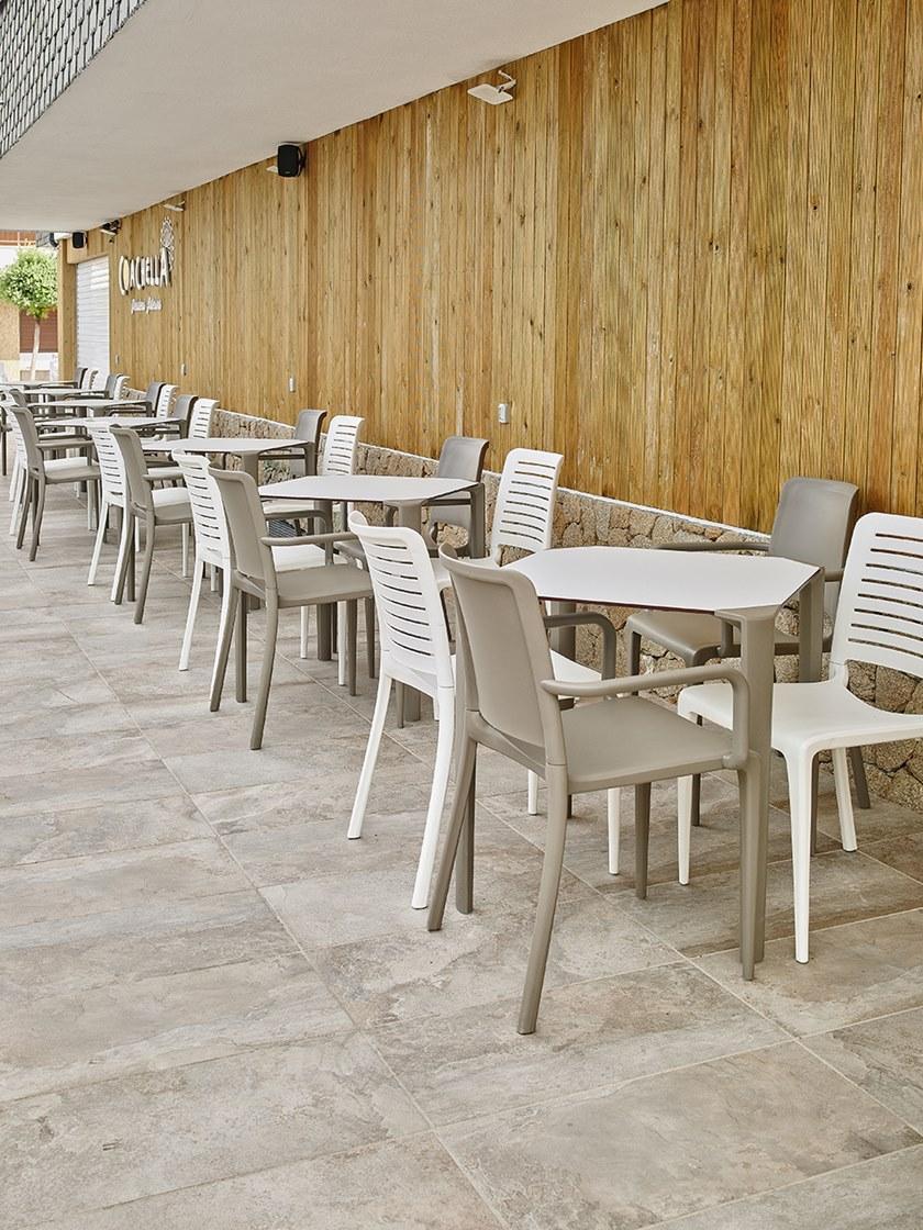 Ezpeleta Штабелируемый садовый стол из полипропилена и hpl  Mhk-onec  - Вид №4