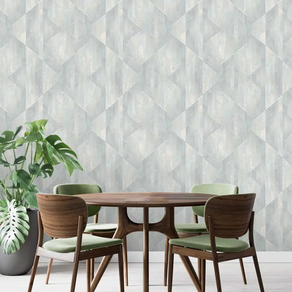 Обои флизелиновые Ateliero Atlas зеленые 1.06 м At283153 STLM-2133103 - Вид №2