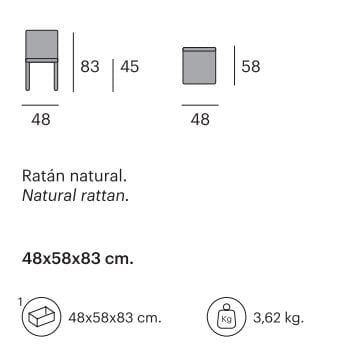 Стул из ротанга Pilma Boulevard ARCH-00078853 - Вид №2