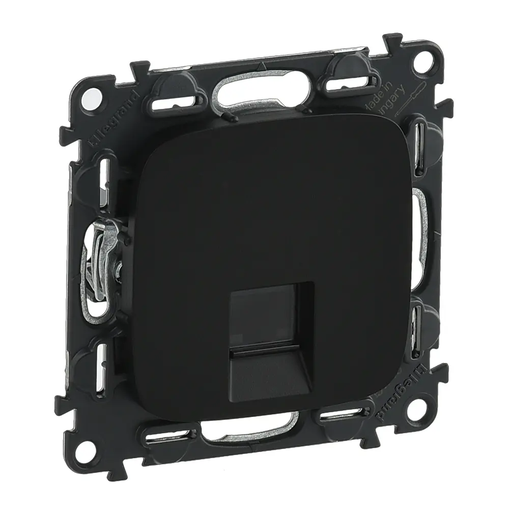 Розетка компьютерная Legrand VLN-A RJ45 CAT5E UTP цвет антрацит-розовый Valena Allure STLM-2192267