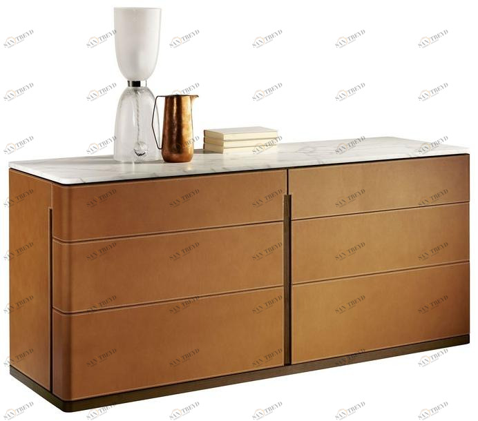 Poltrona Frau Комод из кожи La notte - letti sun-id-1344968