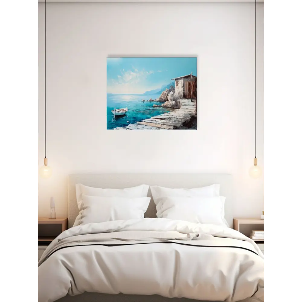 Картина FBRUSH 'Причал' 50×40 см для современного интерьера 89355711 STLM-1573068 - Вид №6