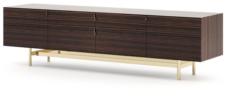 Laskasas Деревянная тумба под ТВ с ящиками Stewart sun-id-1466735 - Вид №3