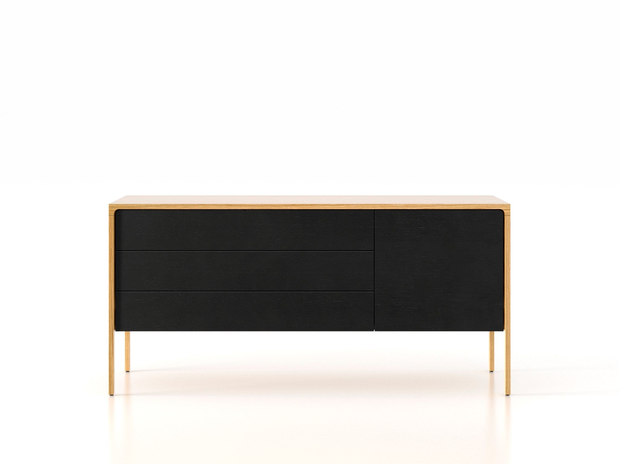 Деревянный шкаф с распашными дверями Punt Tactile ARCH-00078397 - Вид №28