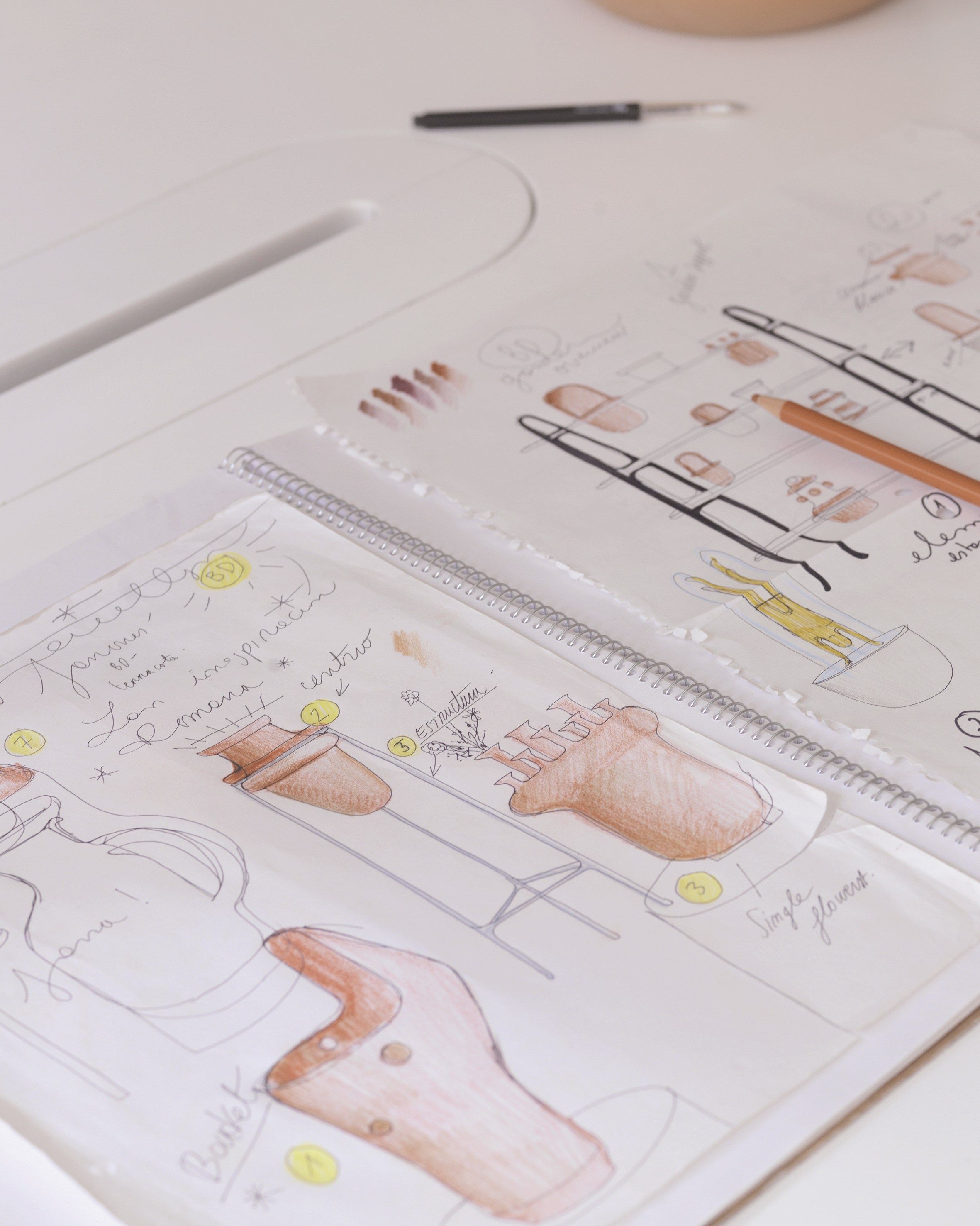 Низкий терракотовый садовый горшок BD Barcelona GARDENIAS N.2 ARCH-00042264 - Вид №18