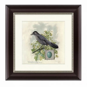 Картина: Птицы, винтажная почтовая открытка №4, 1918г КАРТИНЫ В КВАРТИРУ  093853 Разноцветный