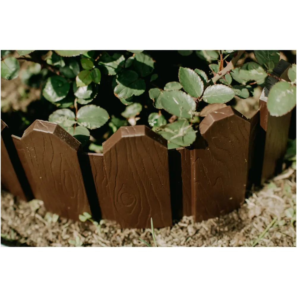 Santreyd Декоративное ограждение для клумб с эффектом натурального дерева 87655122 дачник STLM-0949811 - Вид №3