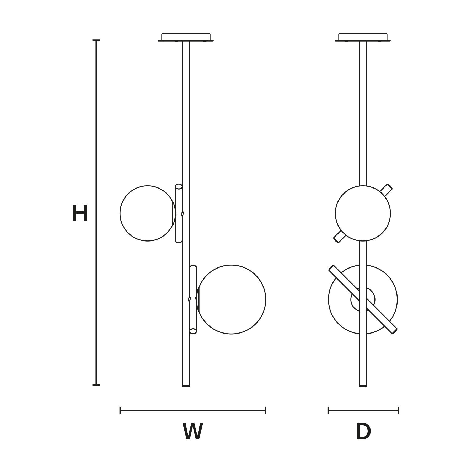 Металлический подвесной светильник Masiero Posy ARCH-00058242 - Вид №2
