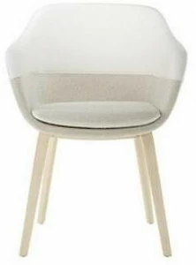 Brunner Стул с обивкой и подлокотниками Crona