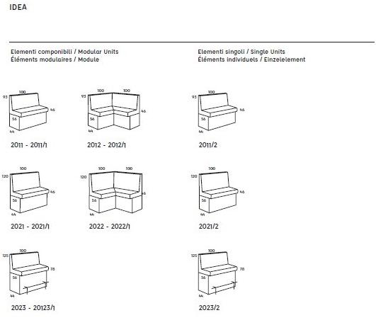 Sedex Диван из ткани с высокой спинкой  2011  - Вид №1