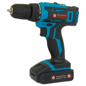 71066 Калибр Аккумуляторная дрель (Li-Ion) ДА-18-2А+