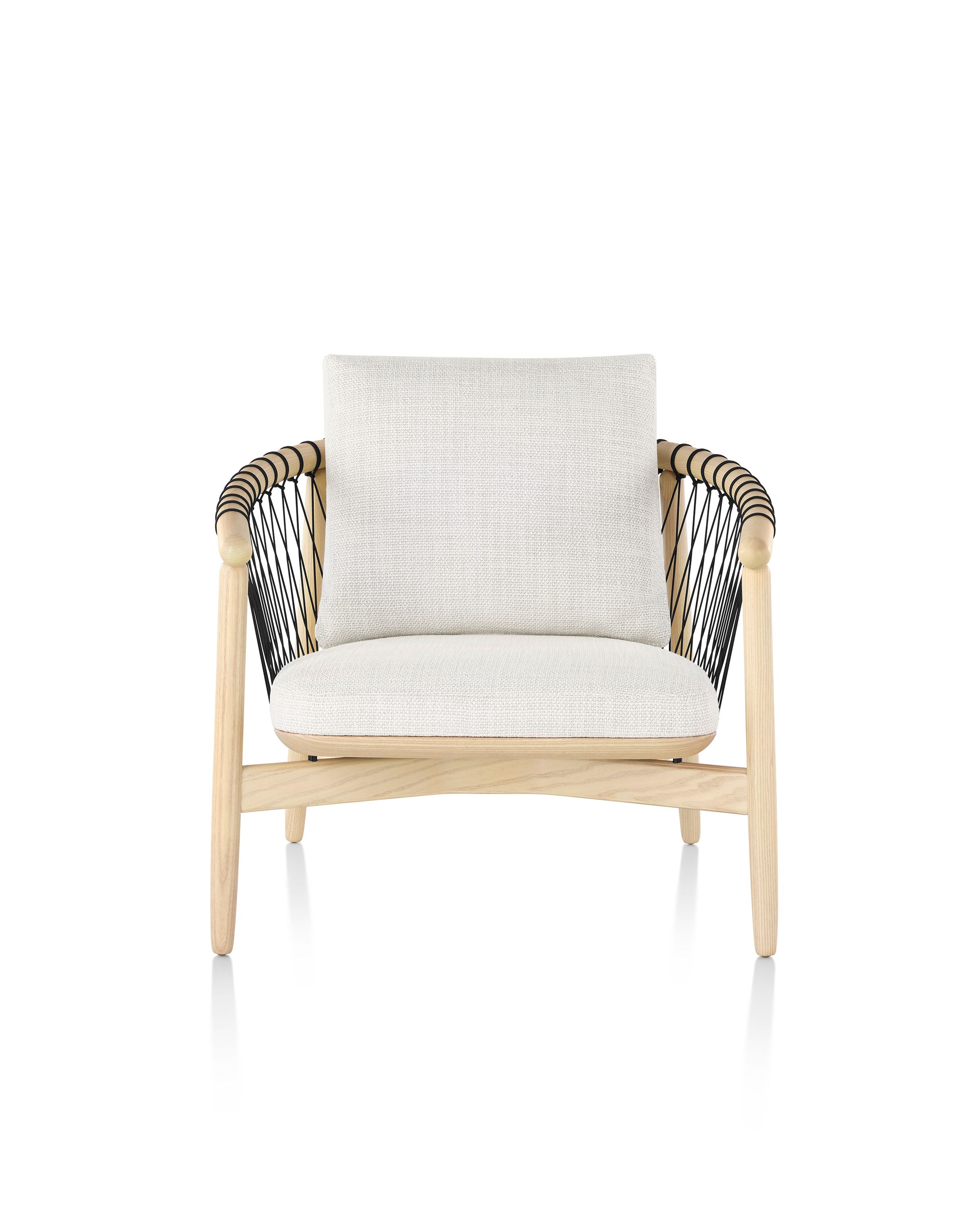 Кресло из дерева и ткани с подлокотниками Herman Miller Crosshatch ARCH-00123148 - Вид №21